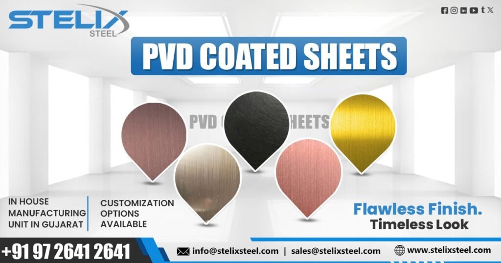 Supplier of PVD Coated Sheet in Surat