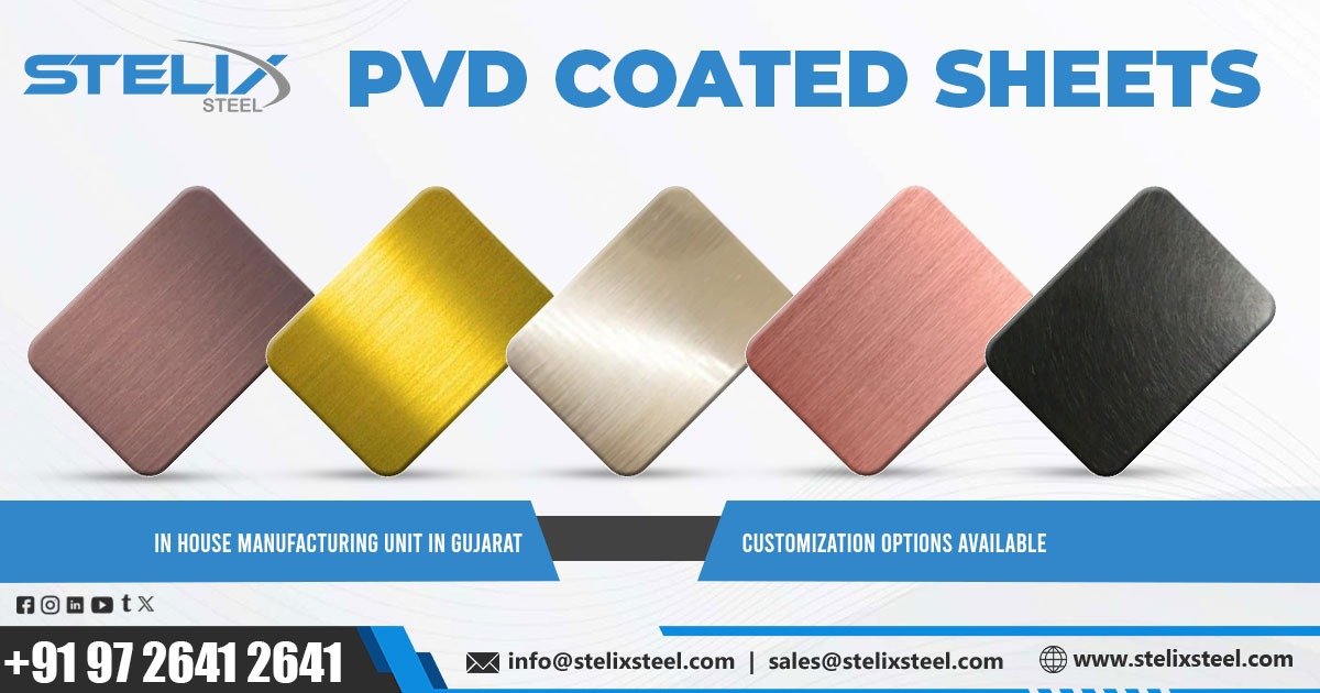 Supplier of PVD Coated Sheet in Jaipur