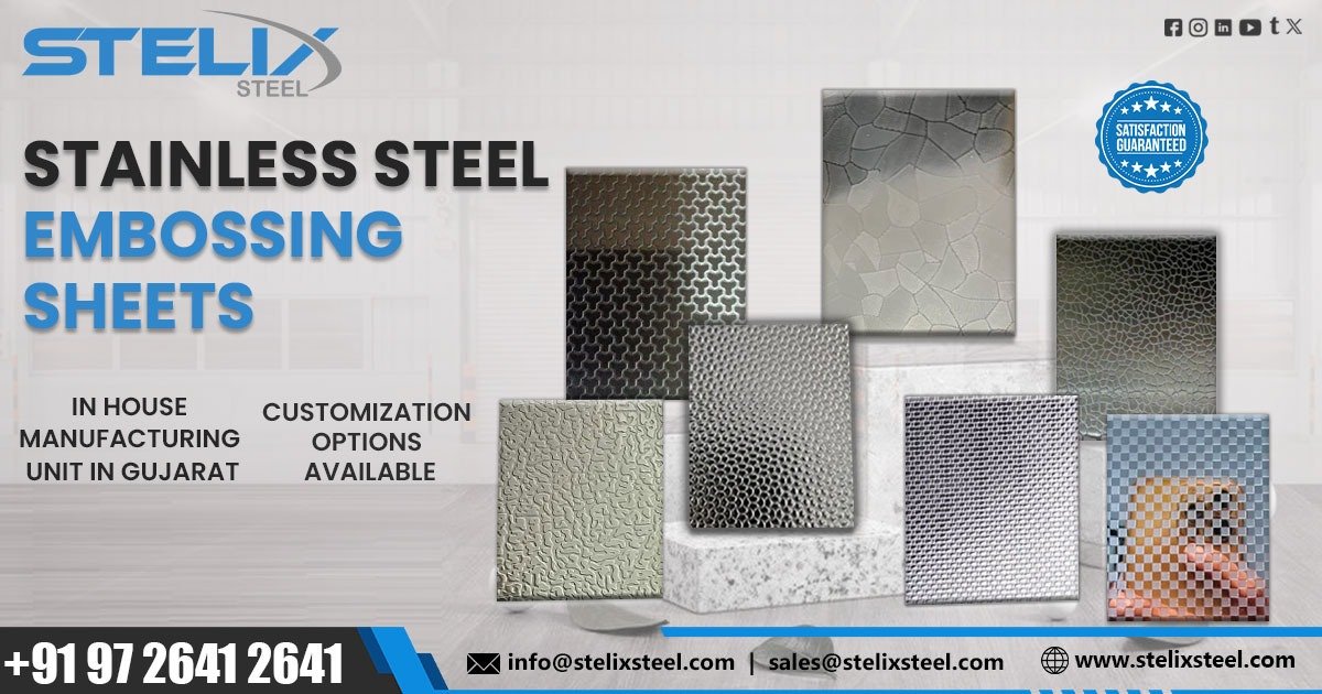 Supplier of Stainless Steel Embossing Sheet in Mysuru