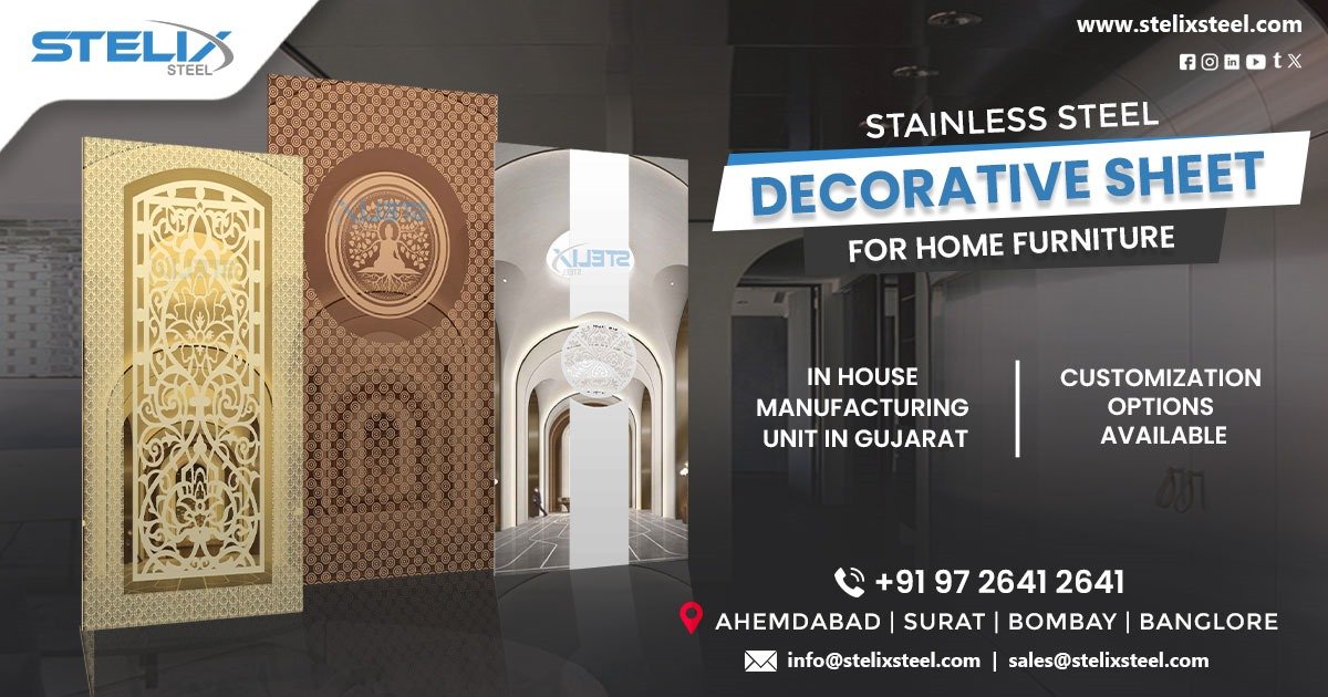 SS Decorative Sheet for Home Furniture in Mumbai