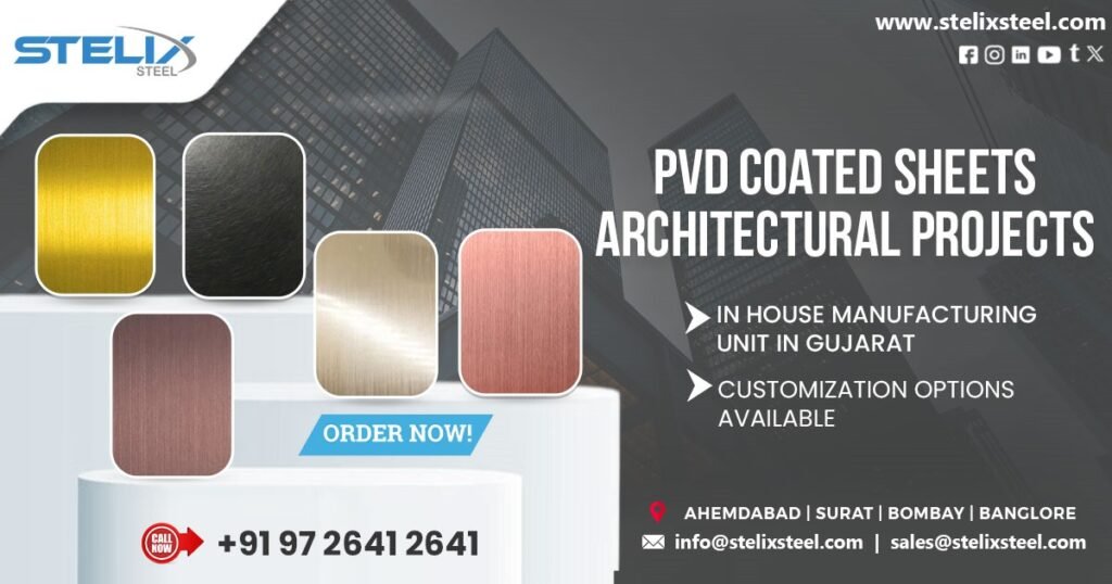 PVD Coated Sheet for Architectural Projects in Ahmedabad