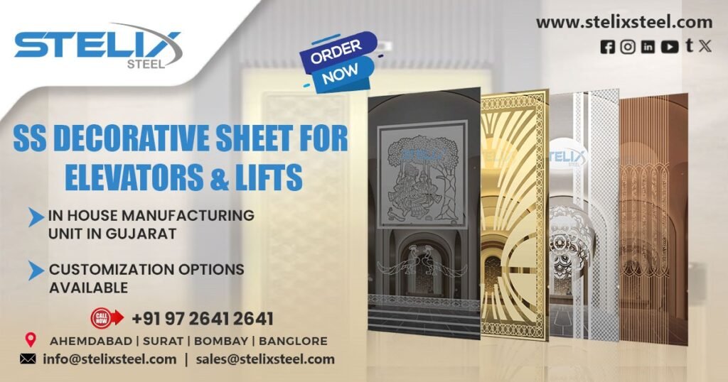 SS Decorative Sheet for Elevators and Lifts in Kolkata