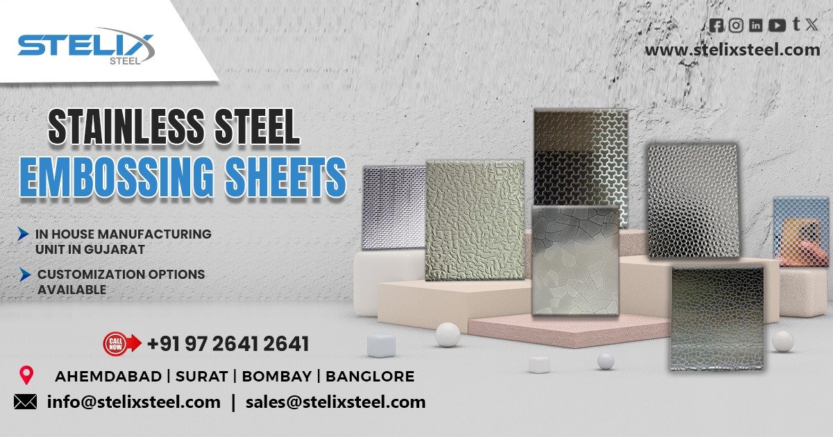 Honeycomb Stainless Steel Embossing Sheet in Raipur