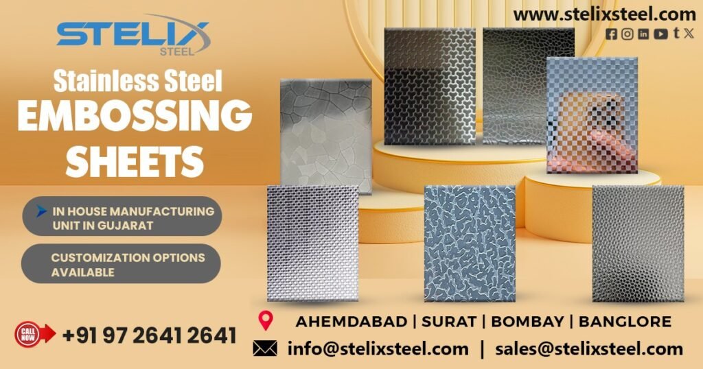 Stainless Steel Embossing Sheet with Leather Pattern