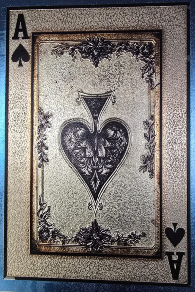 Stainless steel embossed multi color sheet