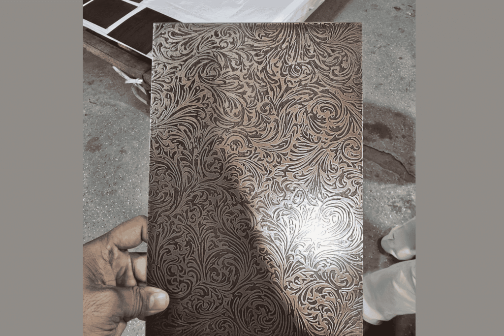 Stainless Steel Embossed Multi Color Sheet