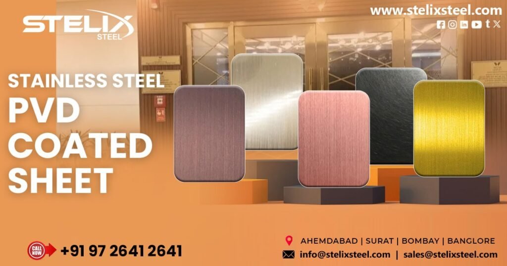 Stainless Steel Rose Gold PVD Coated Sheet in Kochi