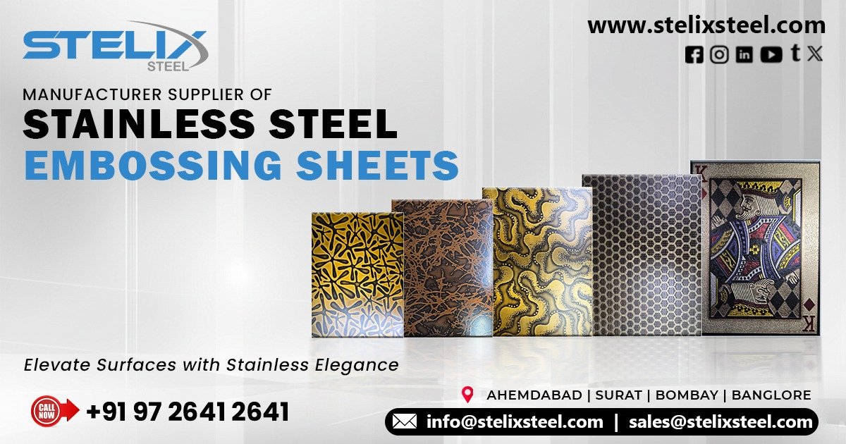 Embossed Steel Sheet Supplier in Ahmedabad
