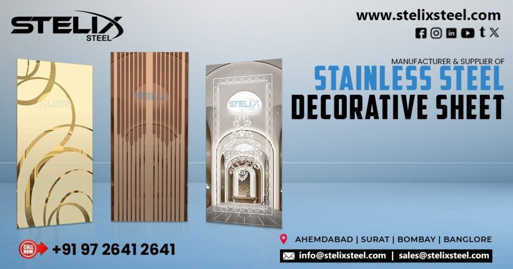 Stainless Steel Decorative Sheet for Modern Interiors