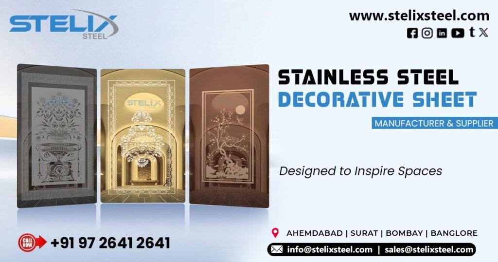 304 Stainless Steel Decorative Sheet in Ahmedabad