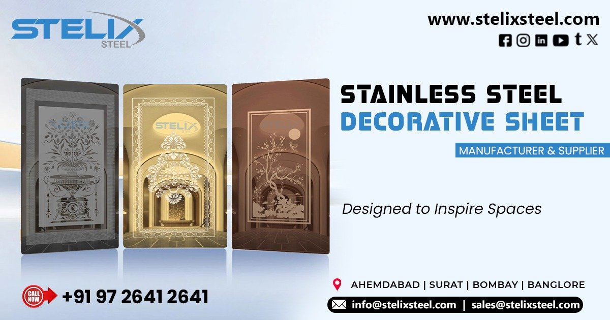 304 Stainless Steel Decorative Sheet in Ahmedabad