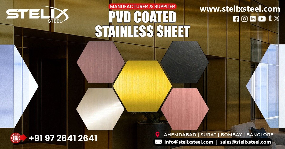 PVD Coated Black Stainless Steel Sheet in Bhopal