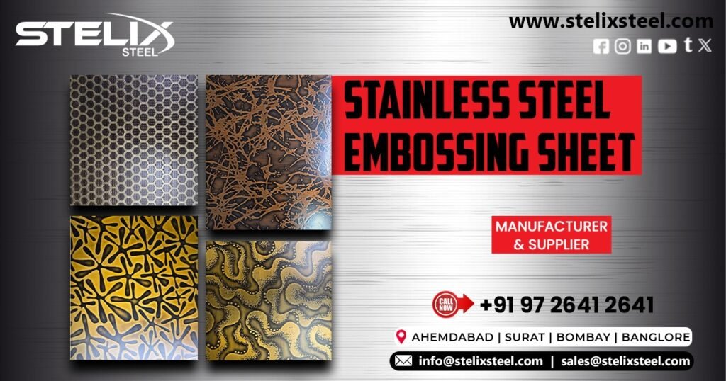 202 Stainless Steel Honey Comb Embossing Sheet in Mumbai