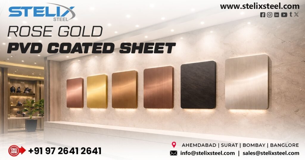 Rose Gold PVD Coated Sheet in Raipur