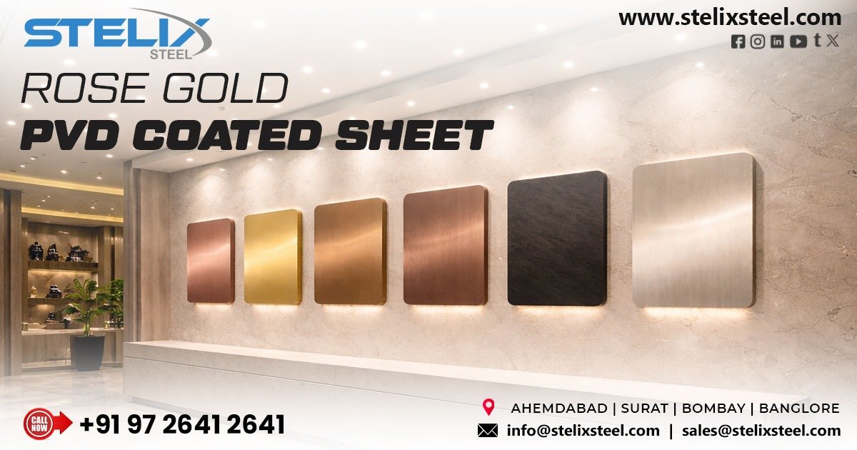 Rose Gold PVD Coated Sheet in Raipur