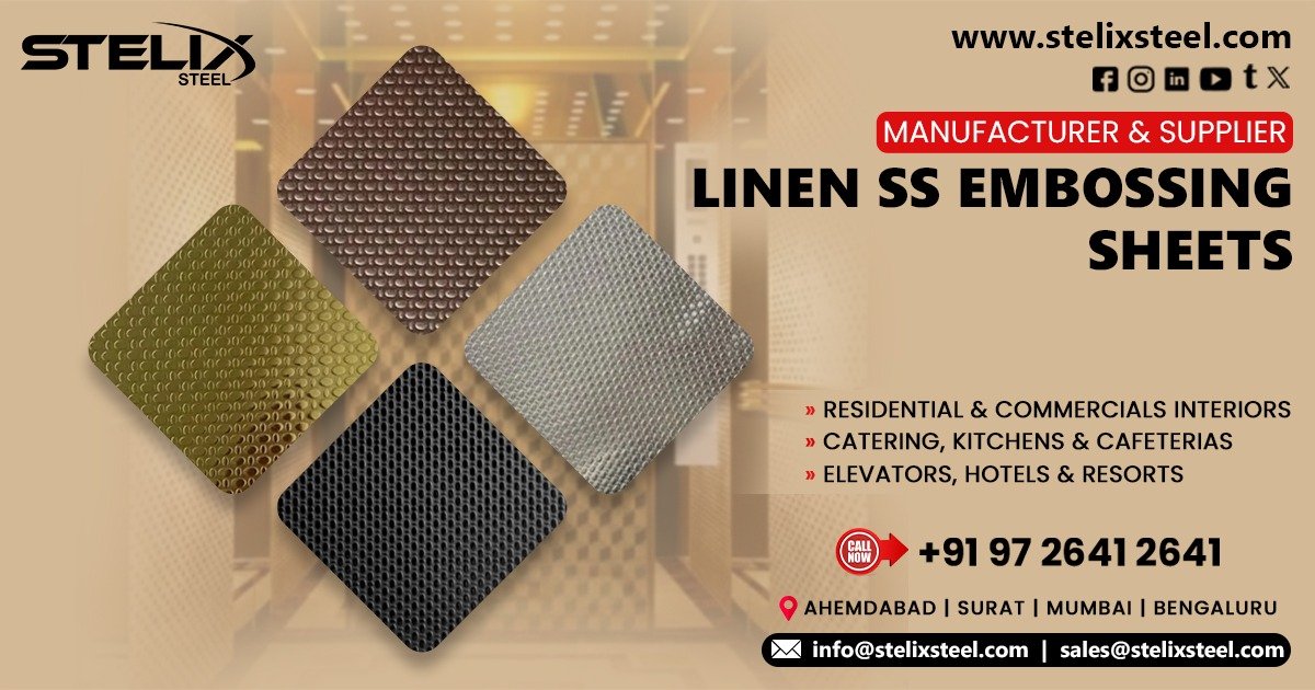 Linen SS Embossing Sheets in Pune