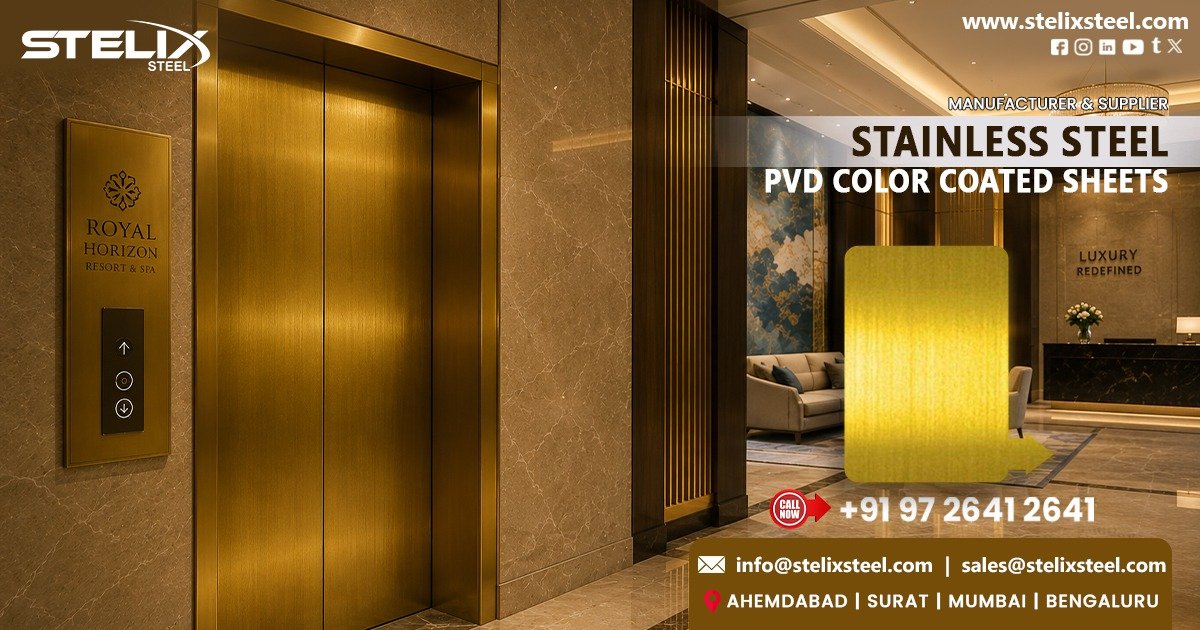 304 Stainless Steel PVD Gold Sheet Manufacturer