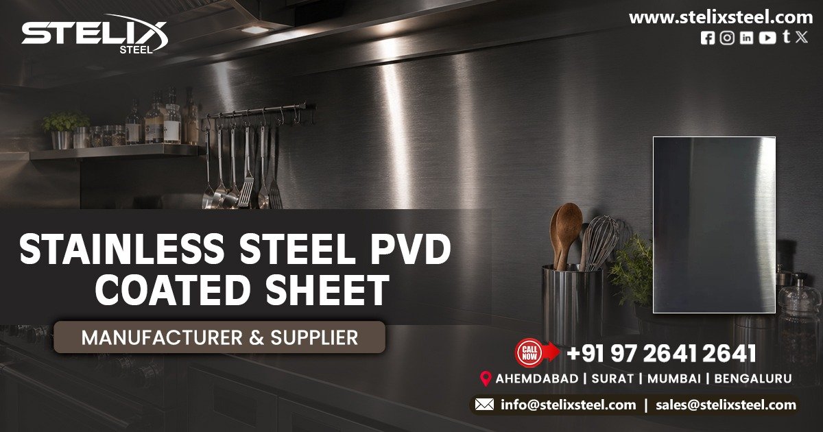 Black PVD Coated Stainless Steel in Telangana