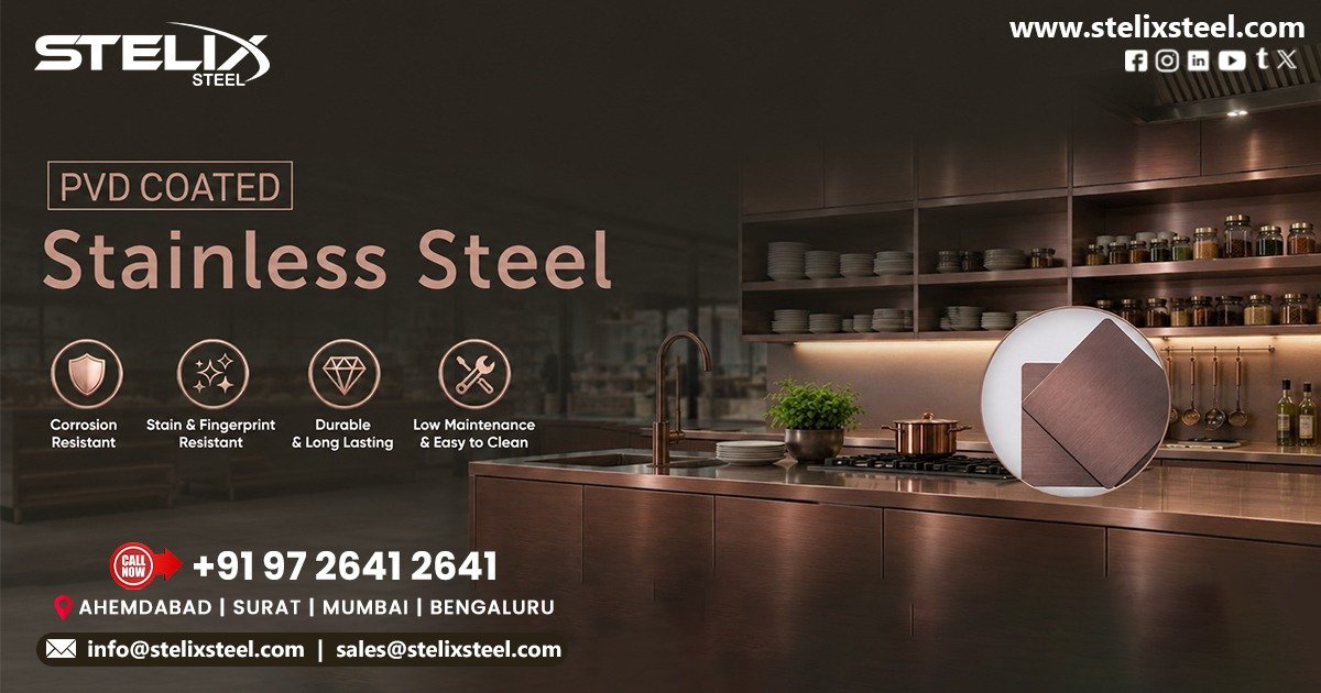 Manufacturer of Bronze PVD Coating Stainless Steel Sheet