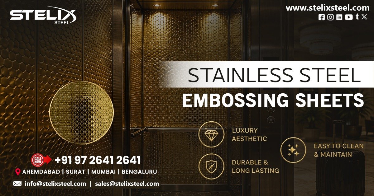 Linen Embossing Stainless Steel Sheets in Chennai