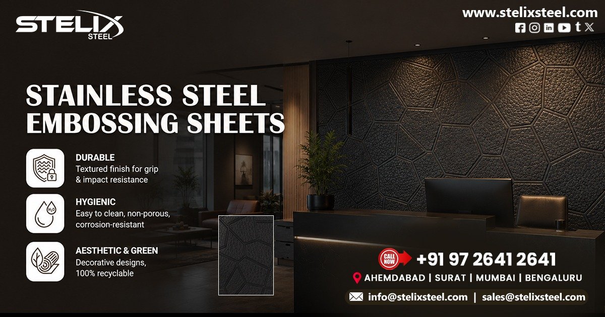 Mosaic Stainless Steel Embossing Sheets in Lucknow