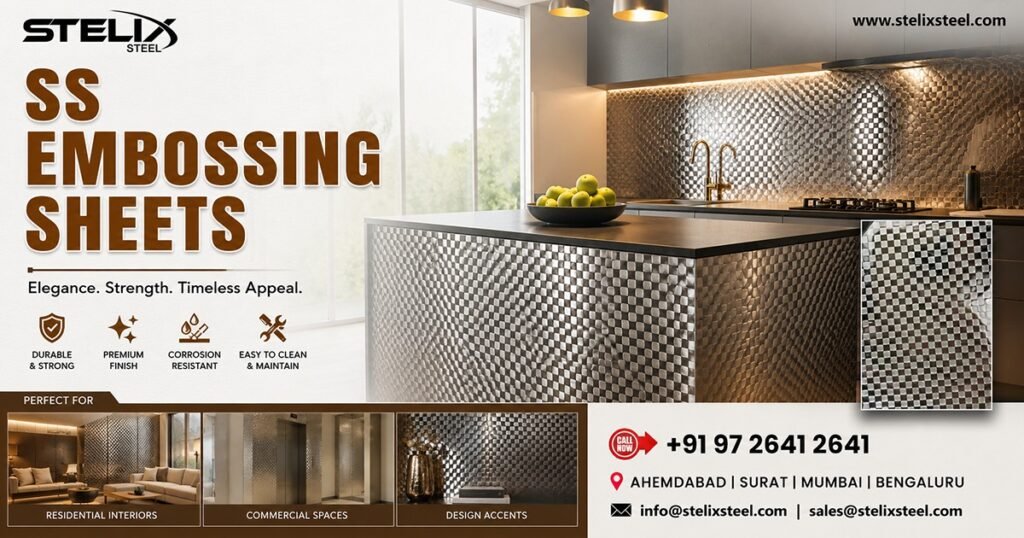 Stainless Steel Micro Square Embossing Sheets in Chandigarh