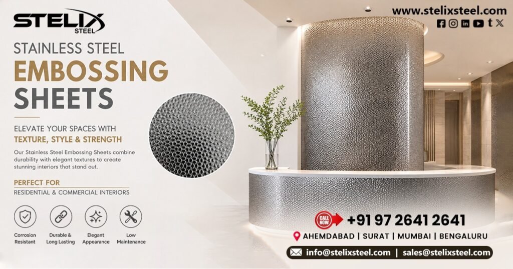 Stainless Steel Embossing Sheets in Ranchi