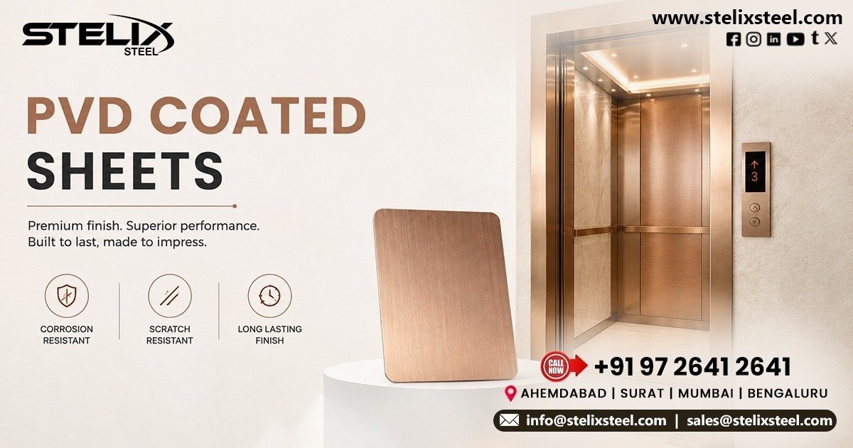 Stainless Steel Bronze PVD Sheets in Dehradun