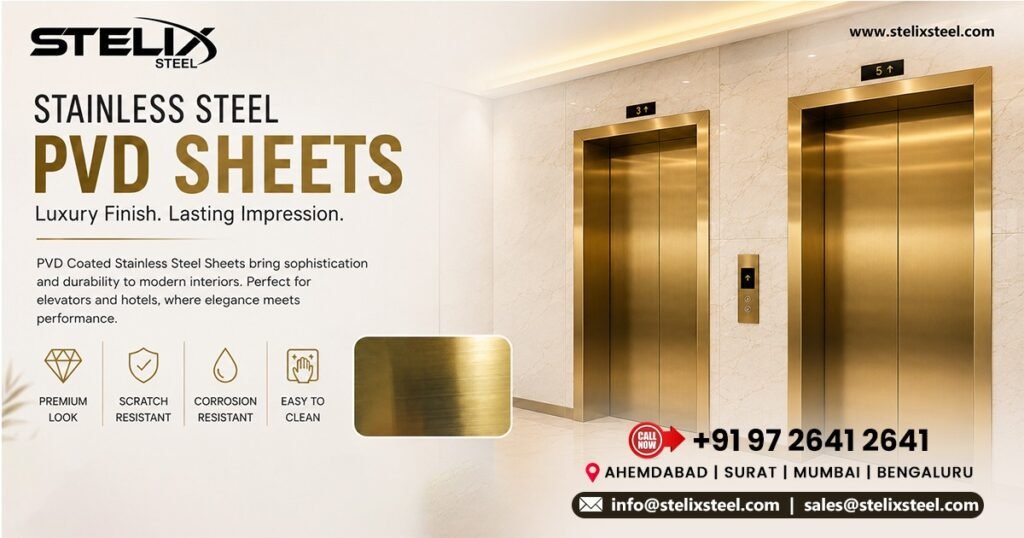 Gold PVD Coated Sheets in Lucknow