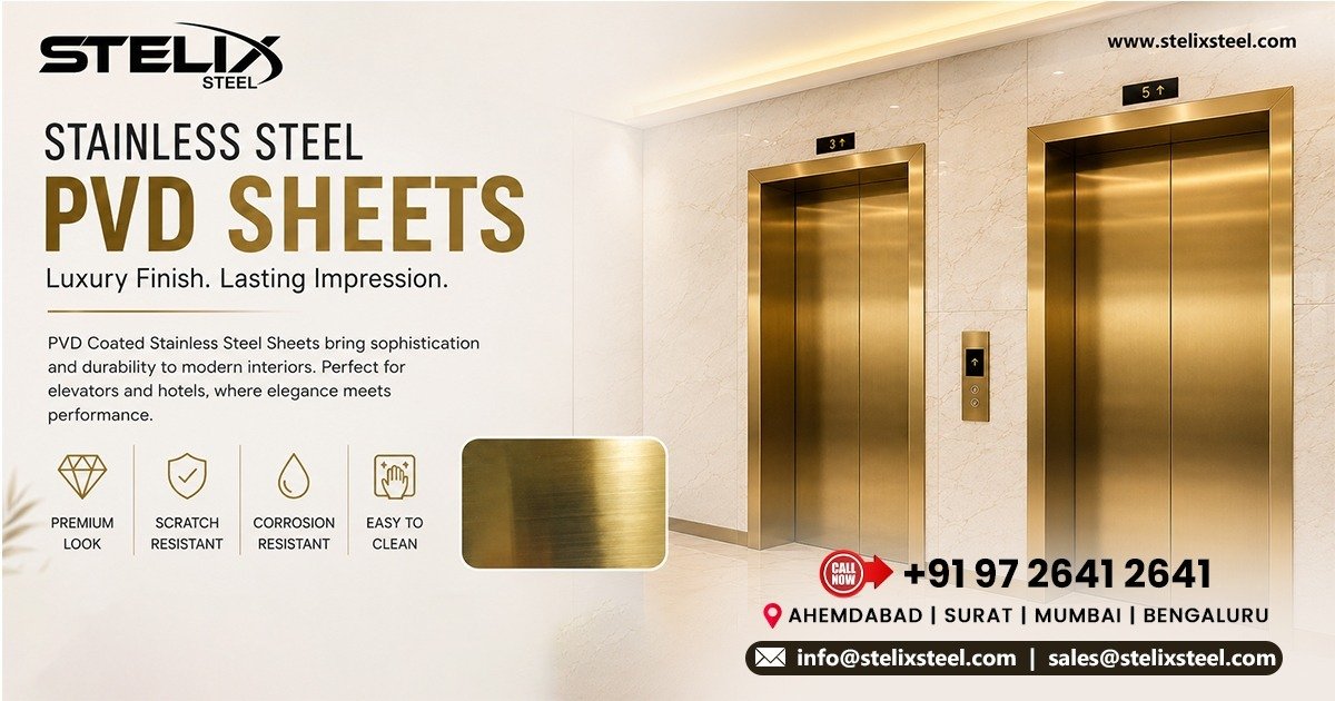 Gold PVD Coated Sheets in Lucknow