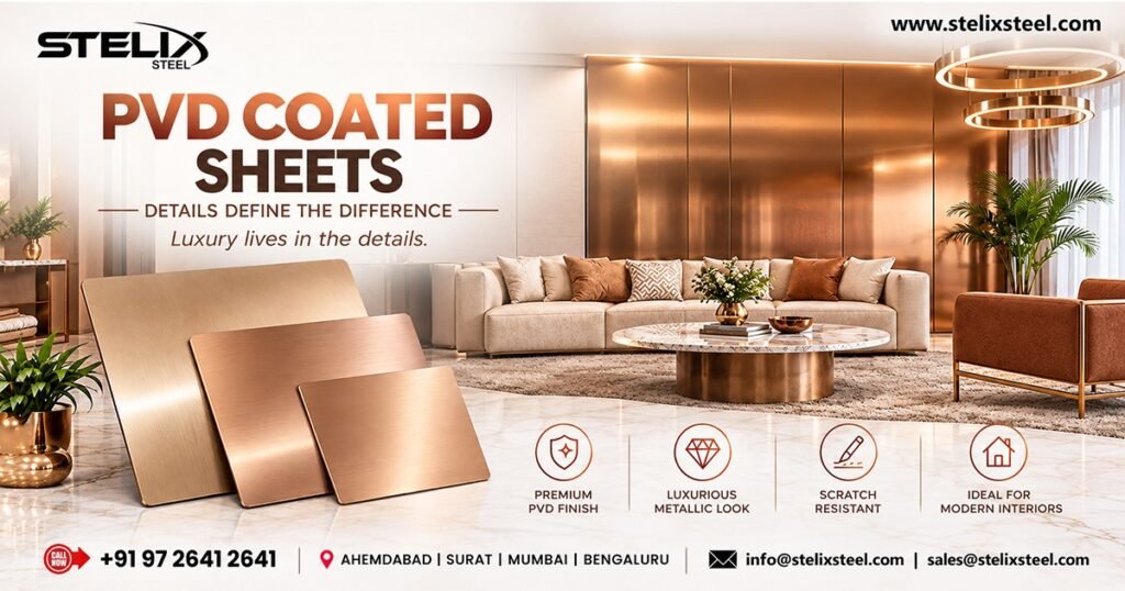 Champagne Gold PVD Coated Sheets in Pune