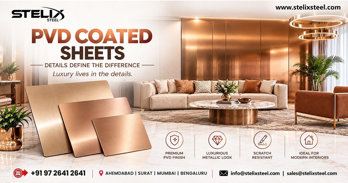 Champagne Gold PVD Coated Sheets in Pune