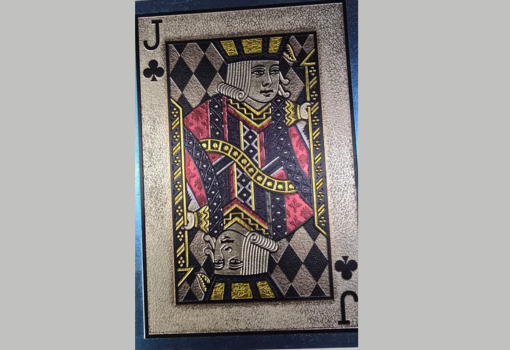 Stainless steel embossed multi color sheet