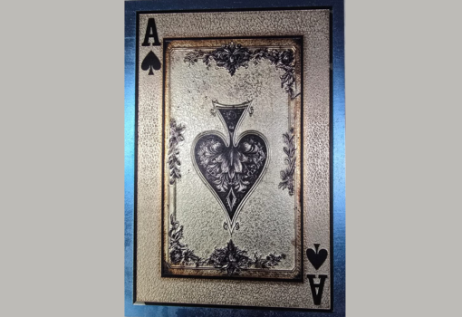 Stainless steel embossed multi color sheet